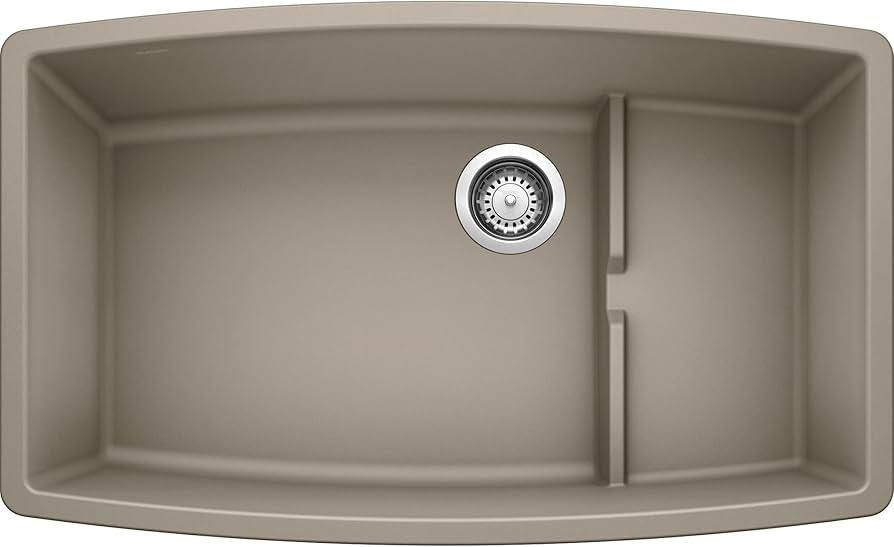 BLANCO, Truffle 441291 PERFORMA CASCADE SILGRANIT Undermount Kitchen Sink with Colander | Amazon (US)