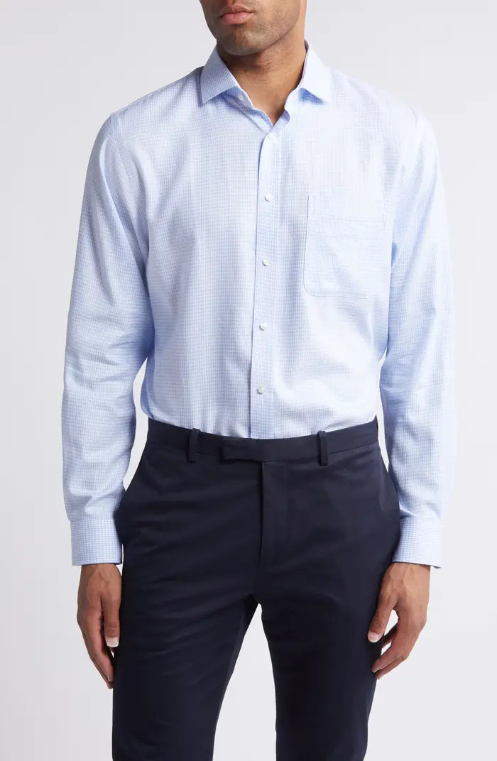 Nordstrom Trim Fit Cotton Jacquard Dress Shirt | Nordstrom | Nordstrom