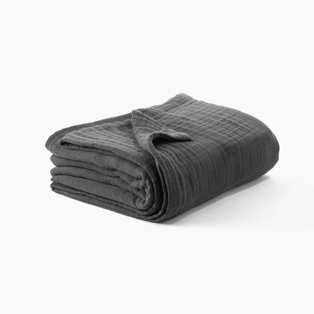 Muslin Cocoon - Asteroid Grey / Throw | Bearaby US