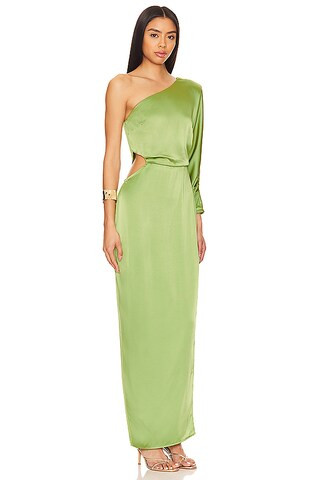 Amari Dress in Green | Revolve Clothing (Global)