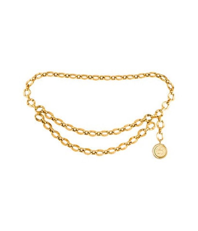 Chanel Vintage Chain-Link Medallion Belt Gold Chanel Vintage Chain-Link Medallion Belt | The RealReal