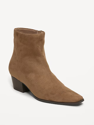 Low-Heel Booties for Women | Old Navy (US)