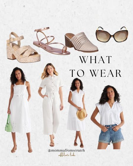 Walmart spring and summer fashion is on point, effortless an flattering! White dresses, sandals, workwear, sundress. 
@walmartfashion #walmartpartner #walmartfashion

#LTKfindsunder50 #LTKworkwear #LTKstyletip