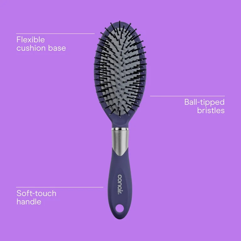 Conair Totally Smooth Cushion Brush, Detangling Hair Brush | Walmart (US)