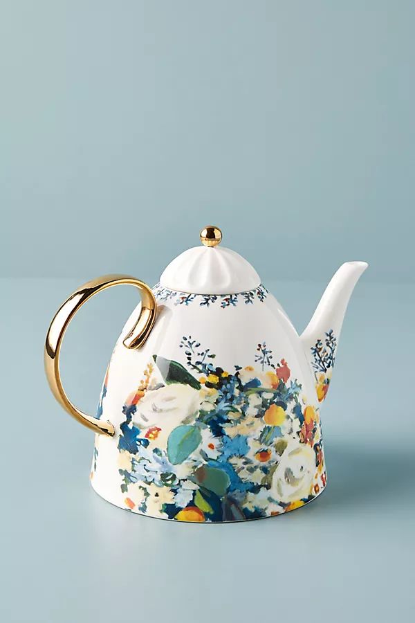 Botanica Teapot By Anthropologie in Gold Size TEAPOT | Anthropologie (US)