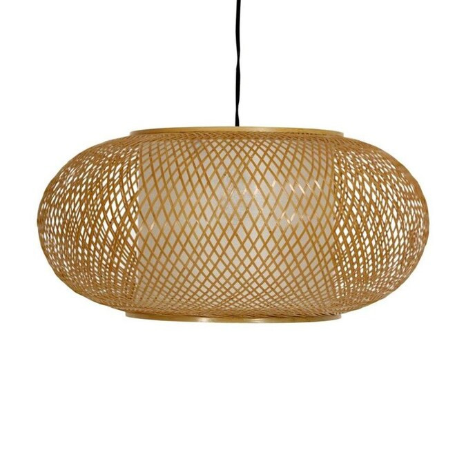 Oriental Furniture Honey Transitional Lantern Pendant Light Lowes.com | Lowe's