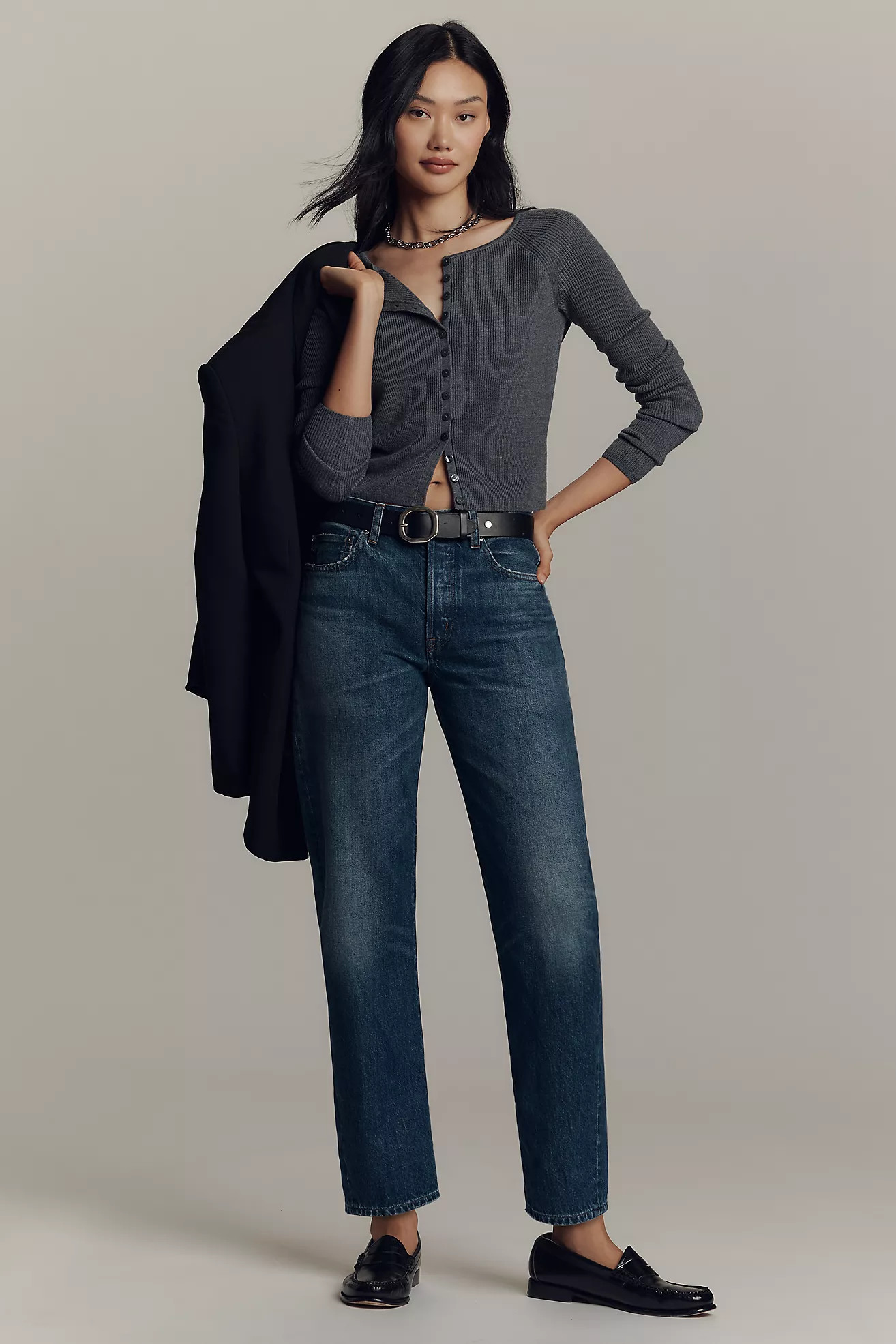 Edwin Sawyer Mid-Rise Boyfriend Jeans | Anthropologie (US)