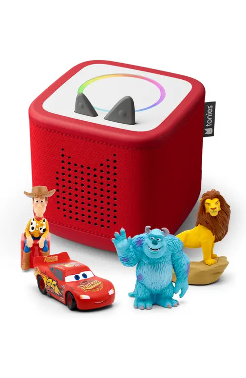 tonies Toniebox 2 Playtime Set & Disney® & Pixar Character Bundle Set in Sunset Red at Nordstrom | Nordstrom
