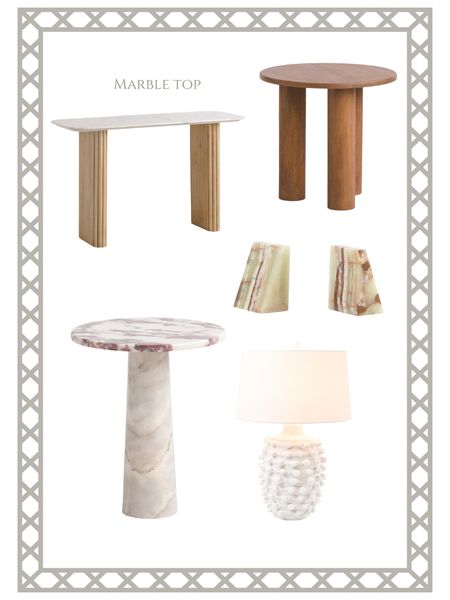 I love these modern finds!  I actually ordered the round marble table. I couldn’t pass it up for that price!


Accent table  table, lamp, book ends console TJ Maxx, HomeGoods, Marshalls

#LTKhome