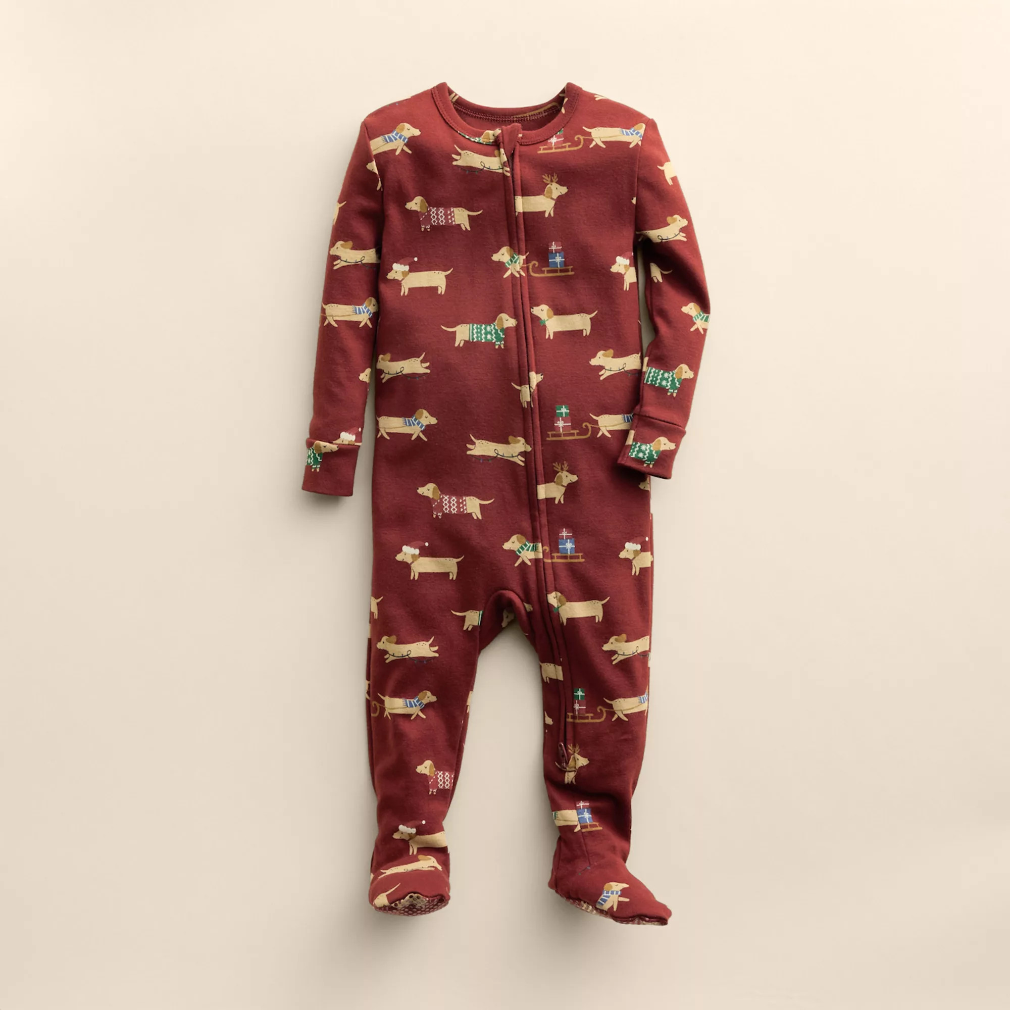 Baby Little Co. by Lauren Conrad Snug Fit Footed Pajamas With Grippers | Kohl's