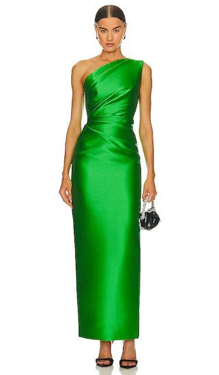 Kira Maxi Dress in Bright Green Dress Dark Green Dress Fall Green Dress Outfit Inspo | Revolve Clothing (Global)