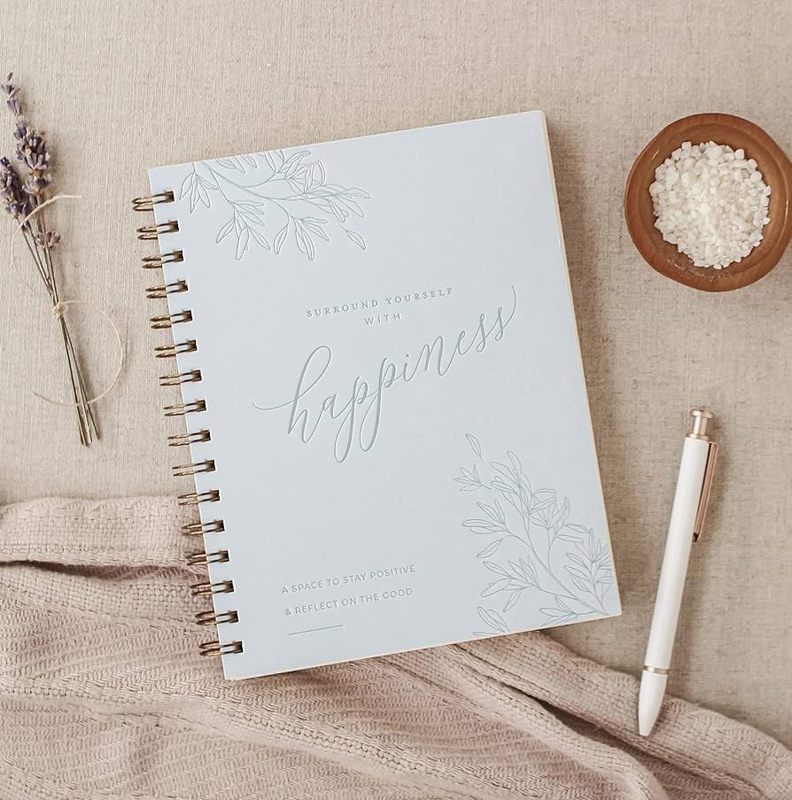 Jen Simpson Design Surround Yourself With Happiness Guided Journal, Daily Gratitude & Reflection ... | Amazon (US)