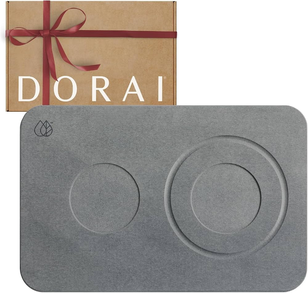 Dorai Home Dog Bowl Stone Base – Modern and Stylish Pet Feeding Station – Non-Slip, Quick Dry... | Amazon (US)