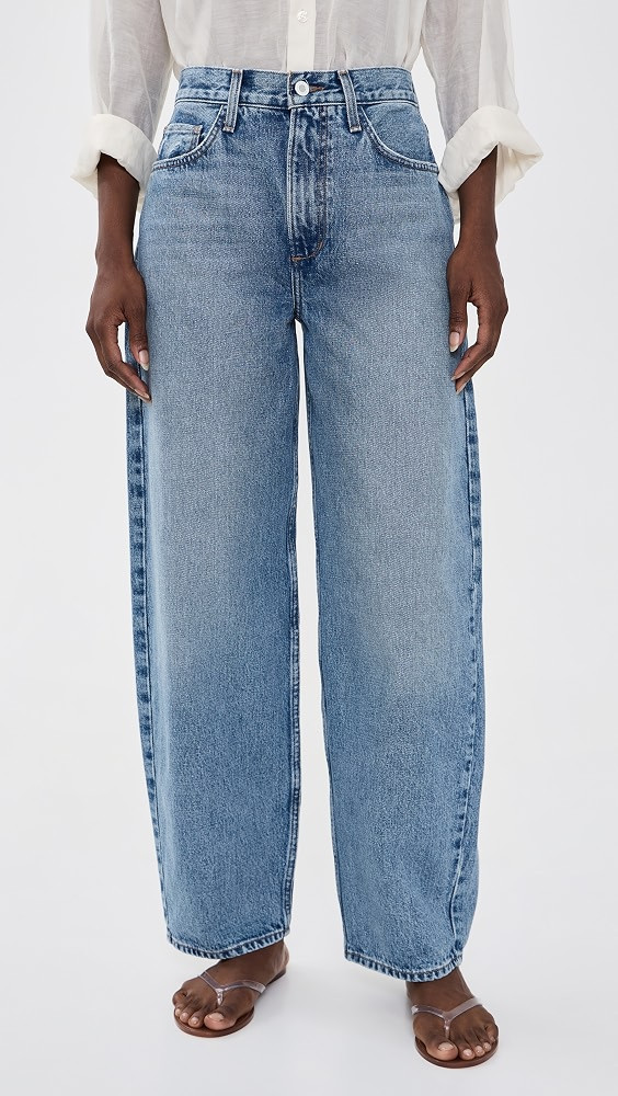 The Mercer Easy Barely Barrel Jeans | Shopbop