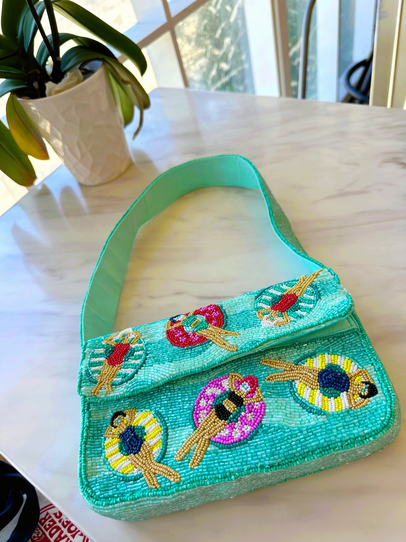 Summer swimmer beaded bag 

#LTKFindsUnder50 #LTKItBag #LTKSeasonal