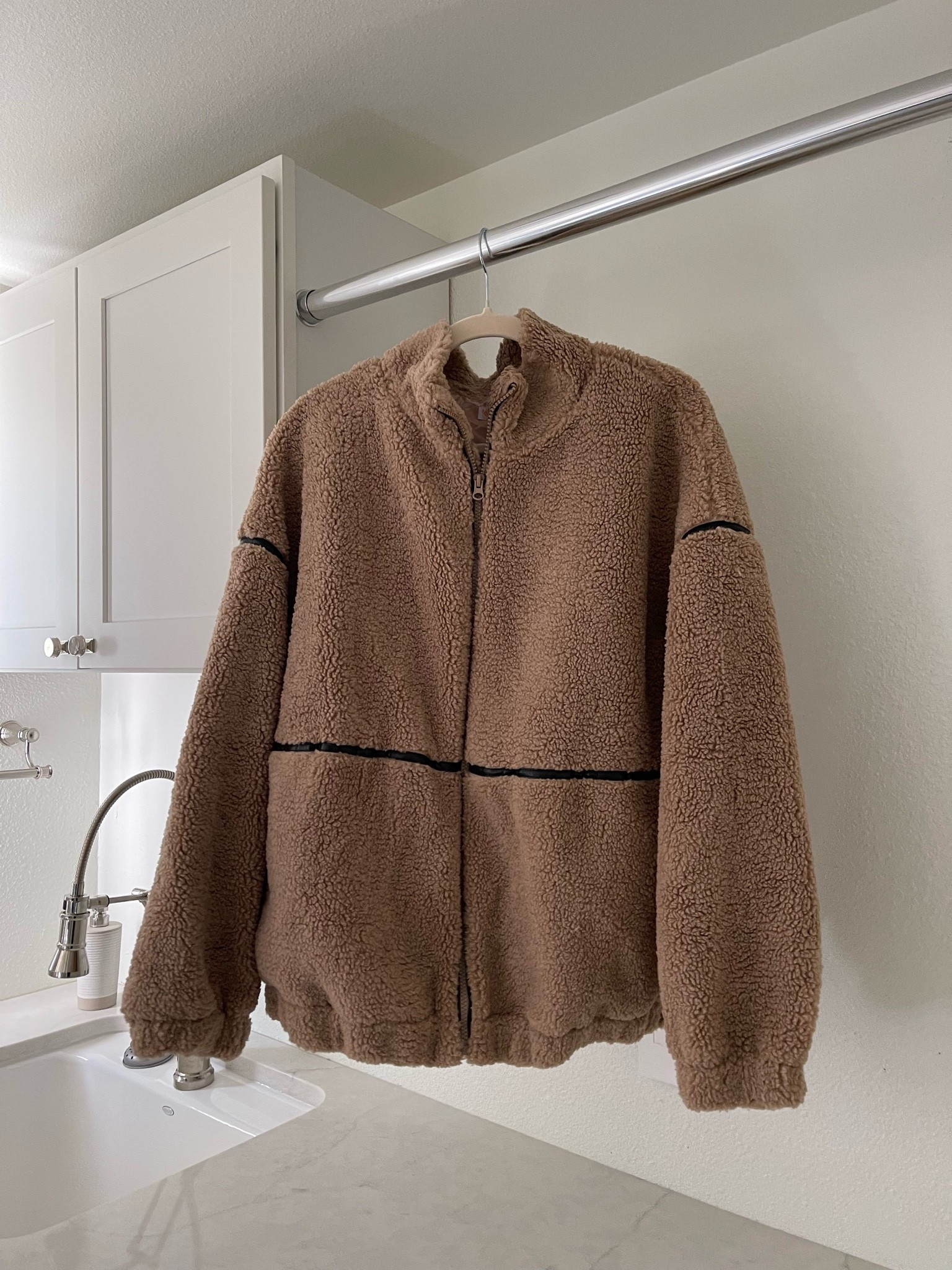 Sherpa zip jacket for cozy Pacific Northwest Summer nights and going into the Fall season

#LTKOver40 #LTKMidsize #LTKSaleAlert