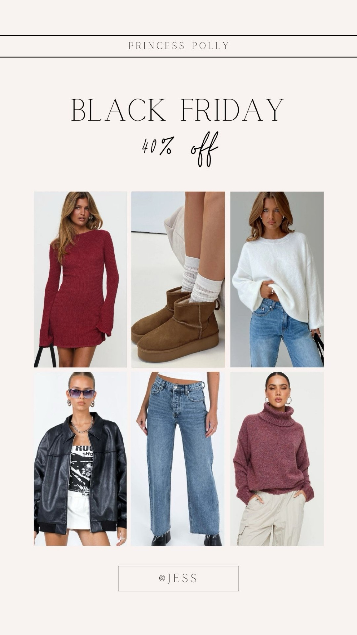 40% off princess polly for black friday! Here are some of my picks :)