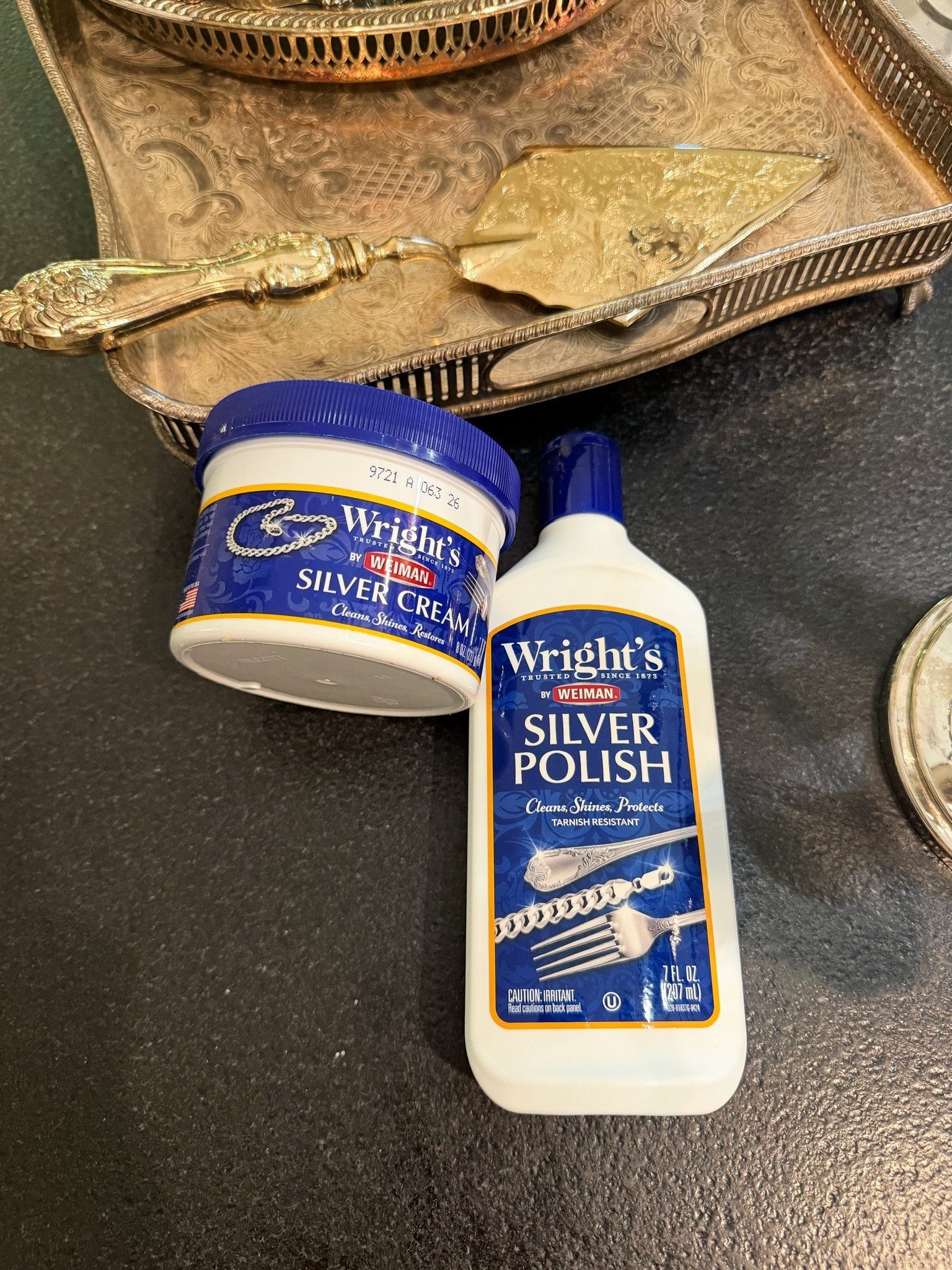 ✨ Silver Polish Must-Have for Entertaining

Bring the shine back to your silver serving pieces! ✨ I’ve been using Wright’s Silver Cream and Silver Polish to clean, polish, and protect my silver pieces from tarnish. They’re perfect for refreshing everything from serving trays and flatware to those special heirloom pieces you love pulling out for entertaining. 🥄✨

A simple way to make your silver look beautiful and ready for your next dinner party, holiday gathering, or special occasion! 🤍🏡

Wright’s silver polish, silver cleaning products, silver tarnish remover, how to clean silver at home, silver serving pieces, silver flatware care, antique silver cleaning, entertaining essentials, holiday hosting essentials, home cleaning favorites, silver care products.

#LTKHome #LTKmomlife #LTKfoodie