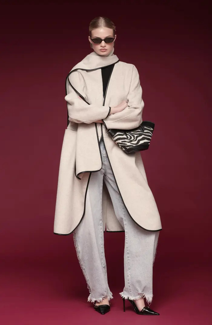 Avec Les Filles Cocoon Scarf Coat | Nordstrom | Nordstrom