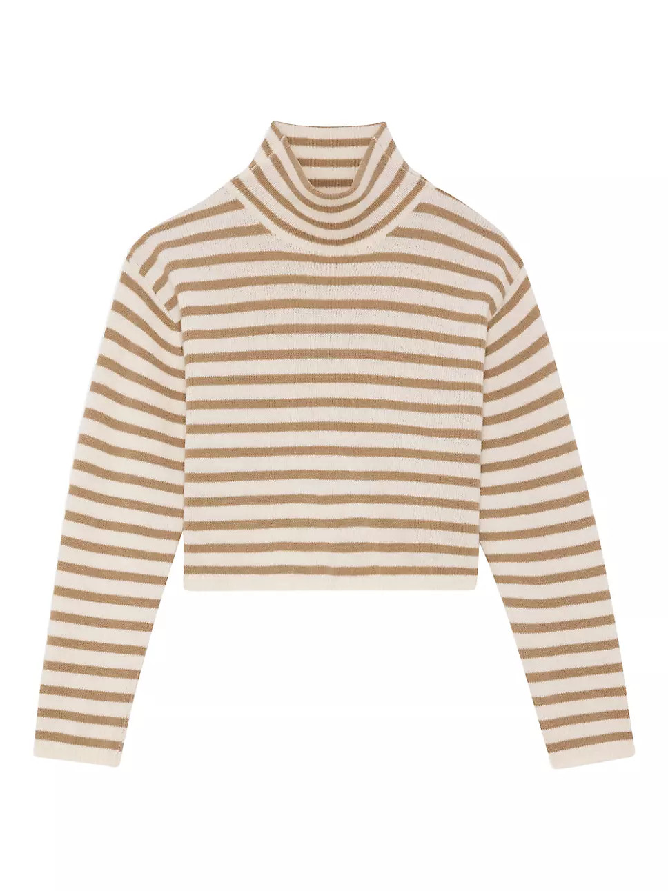 Striped Wool & Cashmere Cropped Pullover | Saks Fifth Avenue