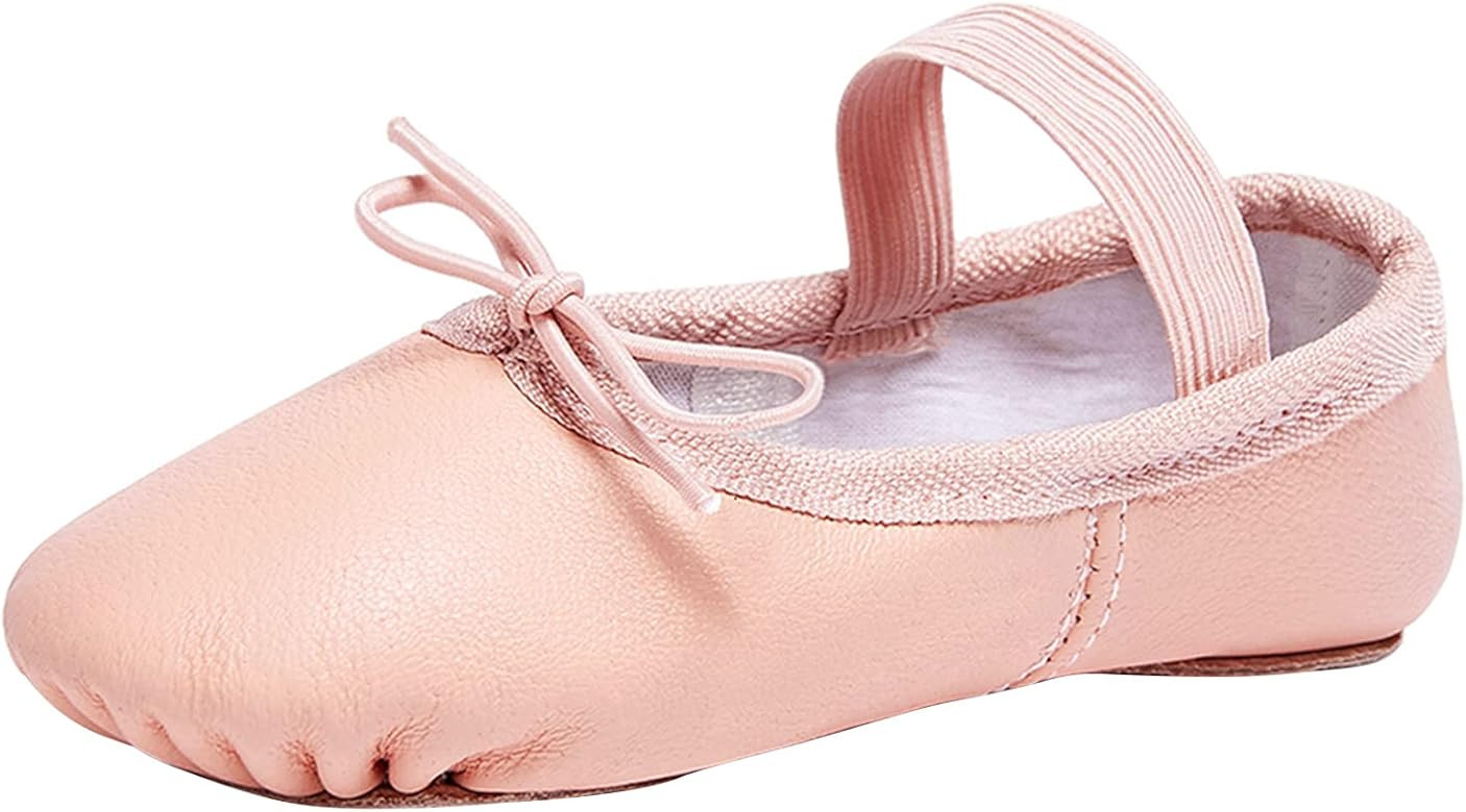 Stelle Ballet Shoes for Girls Toddler Genuine Leather Ballet Dance Slippers for Toddler/Little/Bi... | Amazon (US)