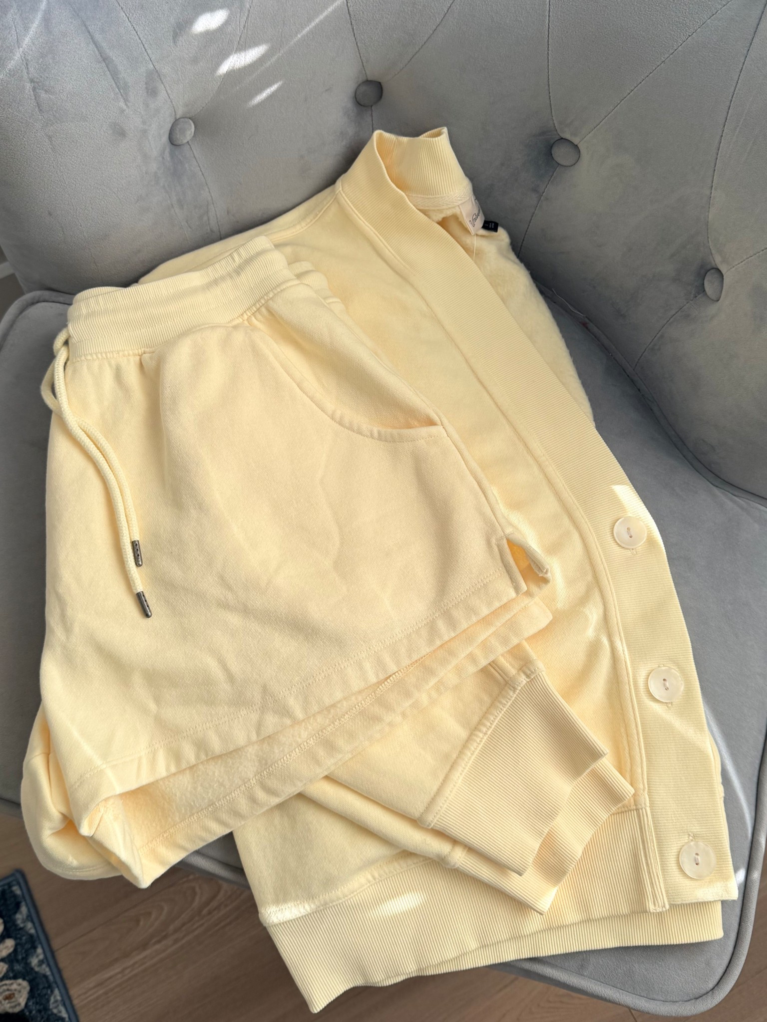 The cutest matching set for spring and summer ☀️🍋🧈💛 @Target 

Target finds, target lounge, butter yellow, matching set, summer style, lounge set, casual style, cardigan

#LTKSaleAlert #LTKActive #LTKootd