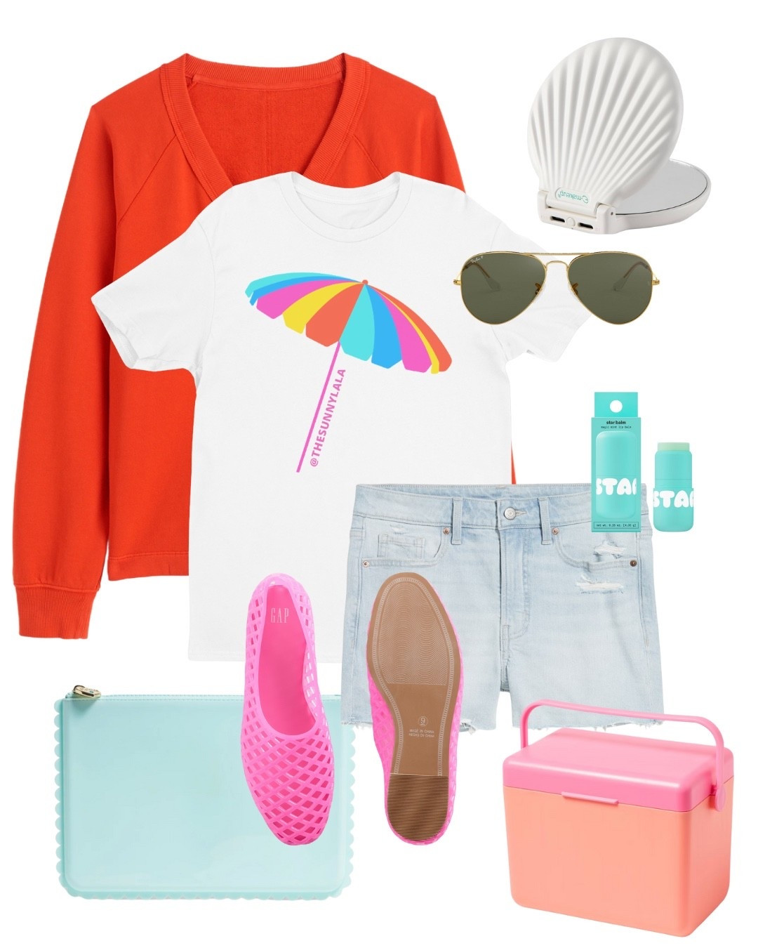The Sunny La La ‘Summer Sea-Sun’ Collection: The Sunny Beach Umbrella Tee! ☀️🏖️💖

Styled look linked here! Tee is one of 5 in the collection available to pre-order through August 8th from The Sunny La La!