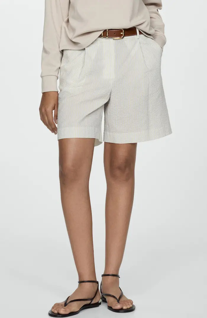 Stripe Cotton Bermuda Shorts | Nordstrom