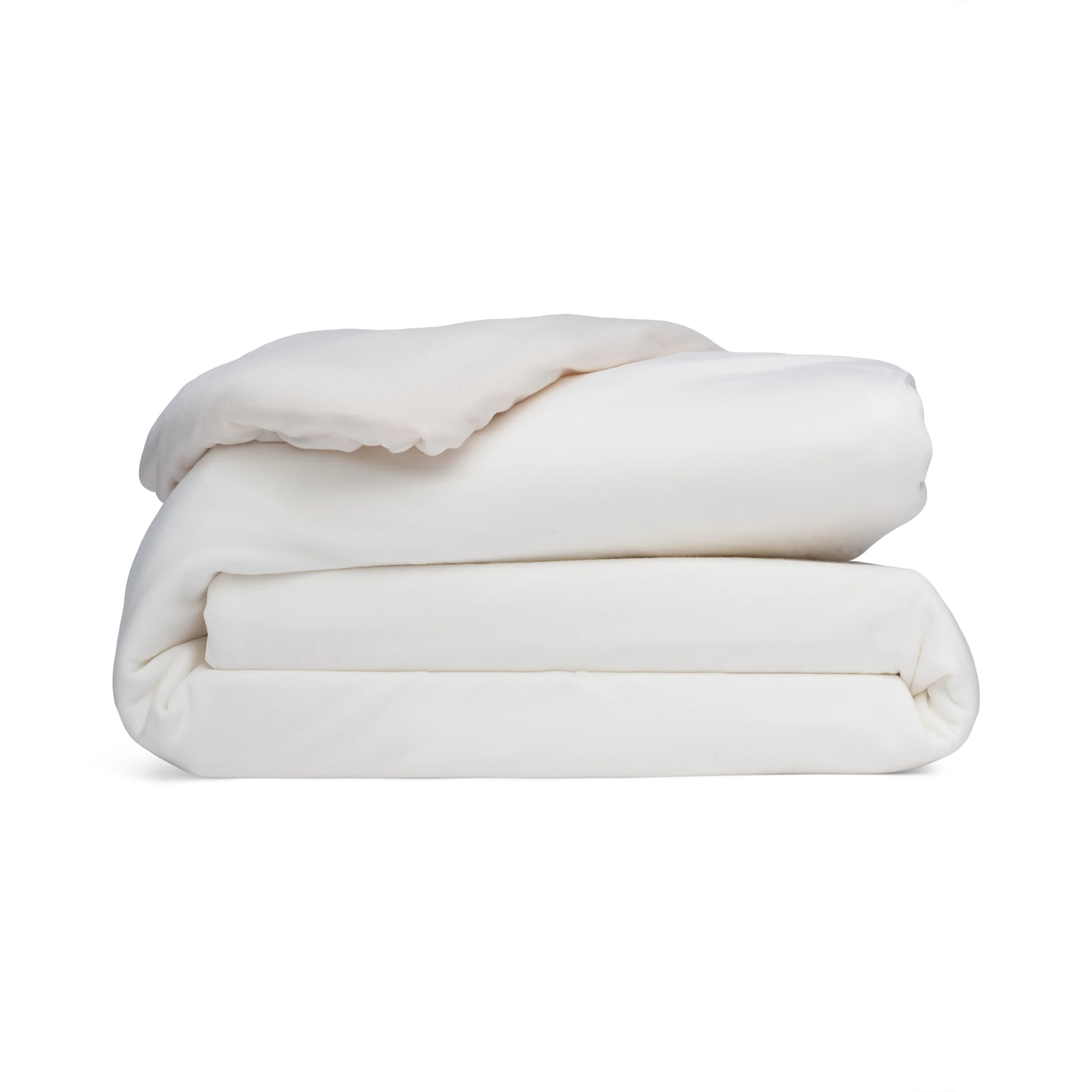 Jersey Knit Duvet Cover in Cloud White | BleuBully Bedding