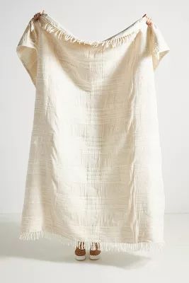 Jacquard-Woven Naya Throw Blanket | Anthropologie (US)