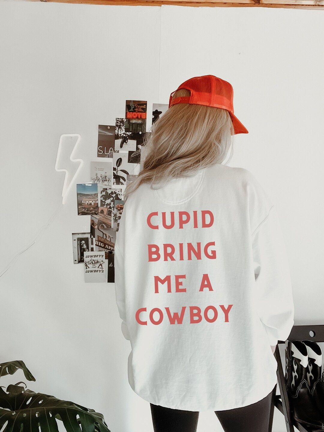 Western Valentine Shirt for Women I Love Cowboys Sweatshirt Valentine Day Pullover Trendy Western... | Etsy (US)