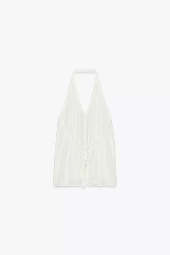 OPEN-BACK HALTER TOP | Zara UK