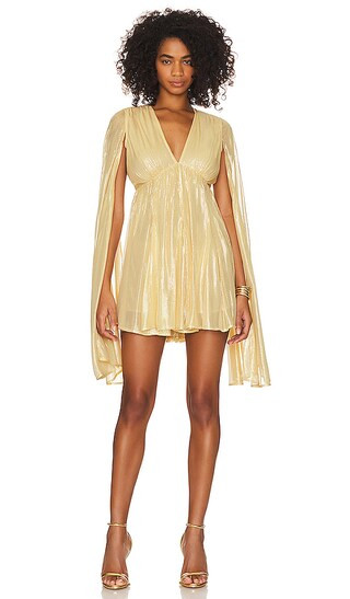 Lourdes Dress in Ios Bright Gold | Revolve Clothing (Global)