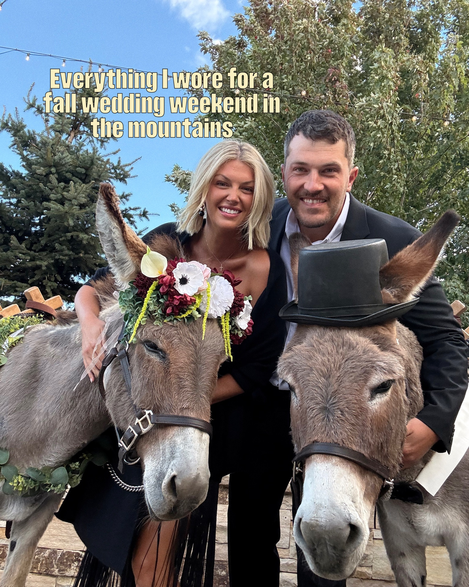 Mention SHOP below- I’ll send you links for everything!! 

Everything from fall wedding guest dresses / travel outfits/ fall dinner date outfits- this post covers it all. We had the best time celebrating our friends! 


#fallweddingguestdress #weddingguest #fallfashion #plaidskirt