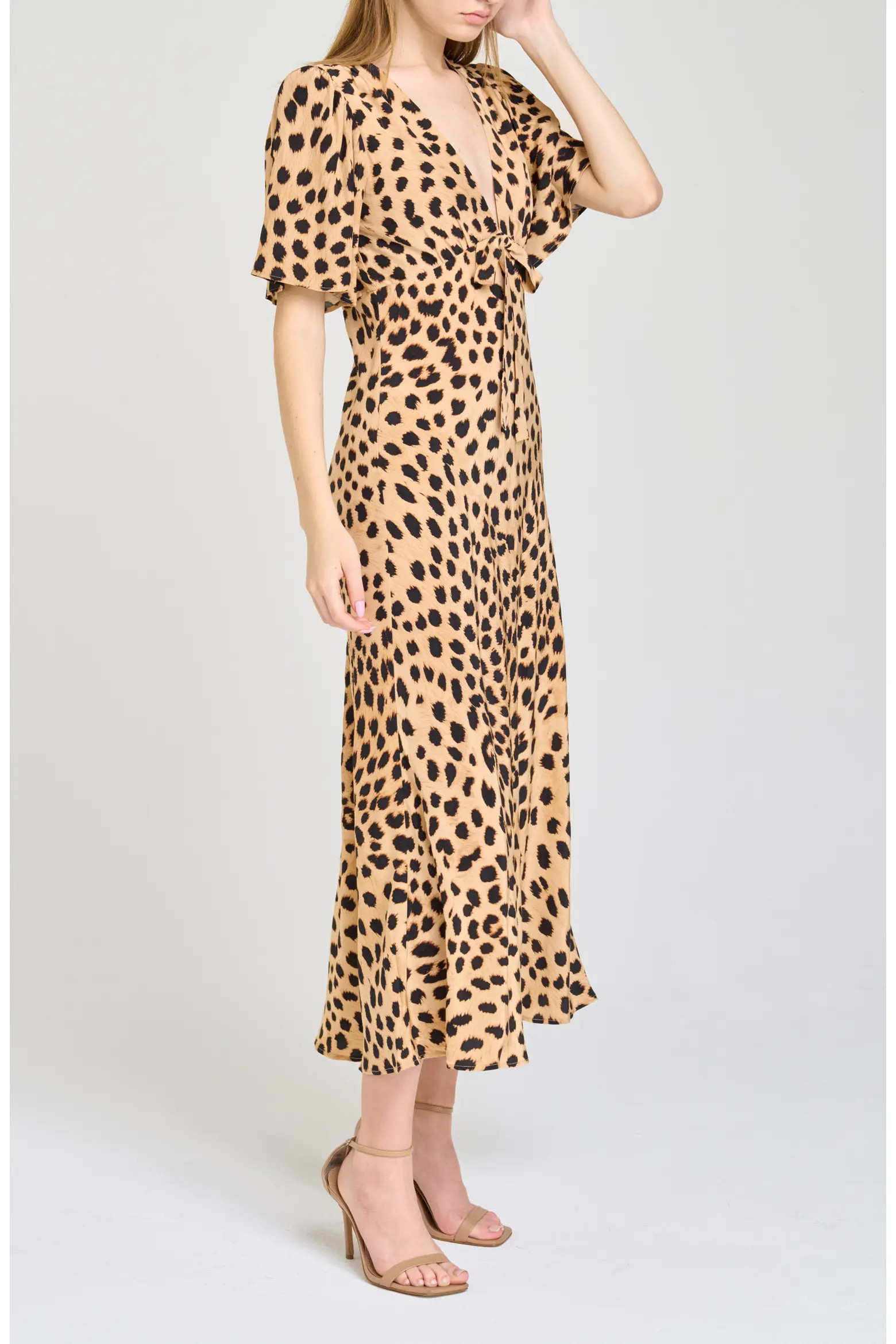 Jules Cheetah Print Midi Dress (Women) | Nordstrom | Nordstrom