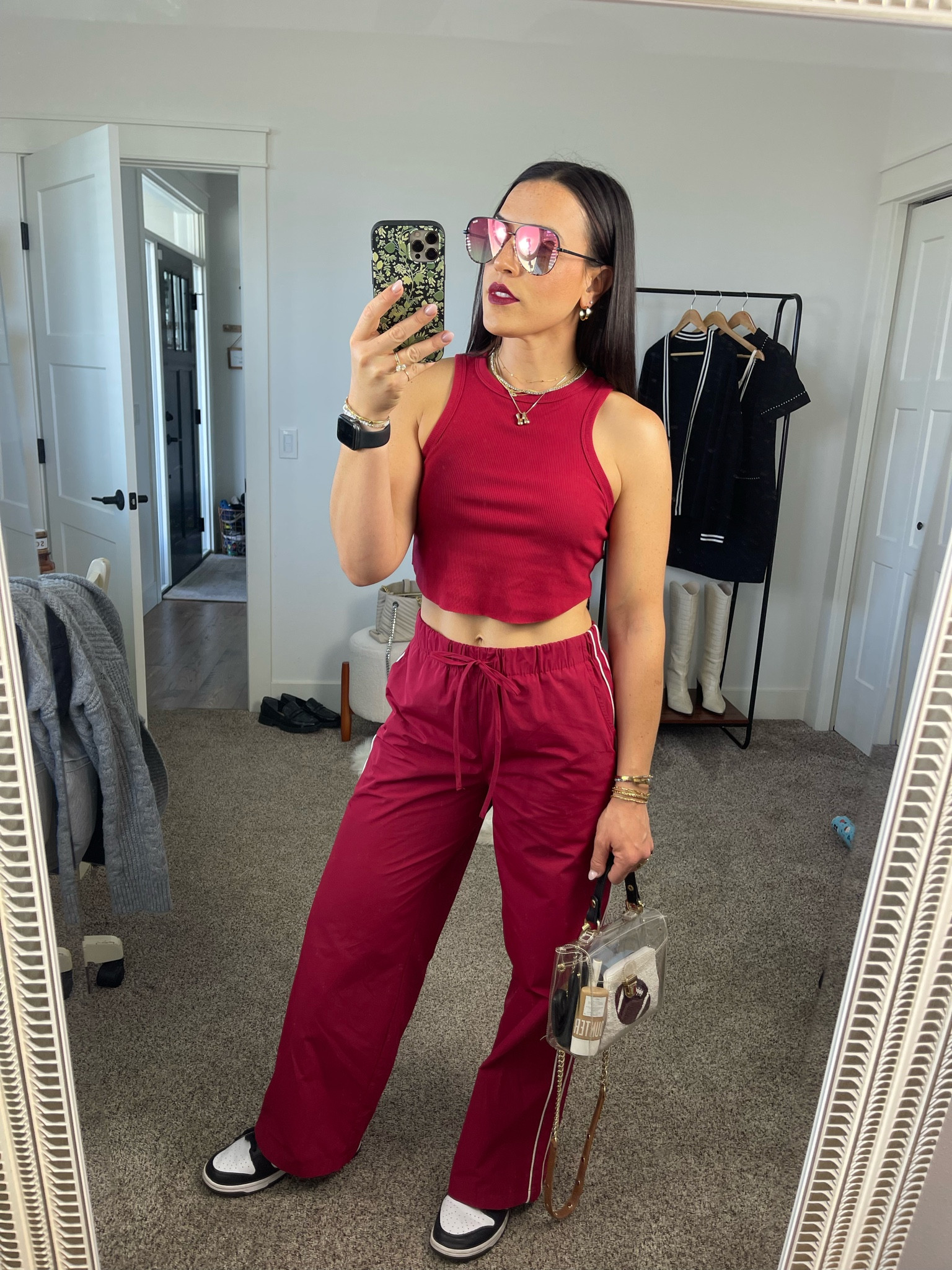 Target style. 
Crimson and grey. 
Dunks. 
Mac cosmetics. 
Football outfit. 
Game day. 


#LTKFindsUnder50 #LTKStyleTip #LTKSeasonal