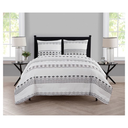 White Azteca Printed Comforter Set - VCNY® | Target