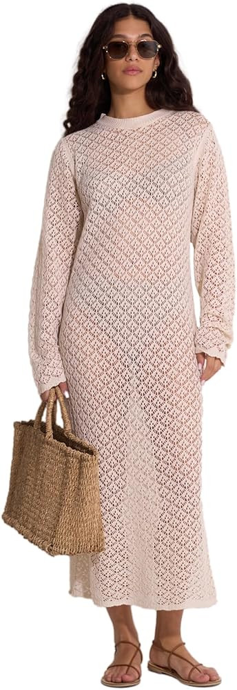 Gottex Women's Beach Life Isabel Cover-Up Dress One-Size Fits Most, Shell-Like Crochet Pattern, H... | Amazon (US)