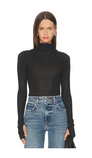 Close To Home Layering Top in Black | Revolve Clothing (Global)