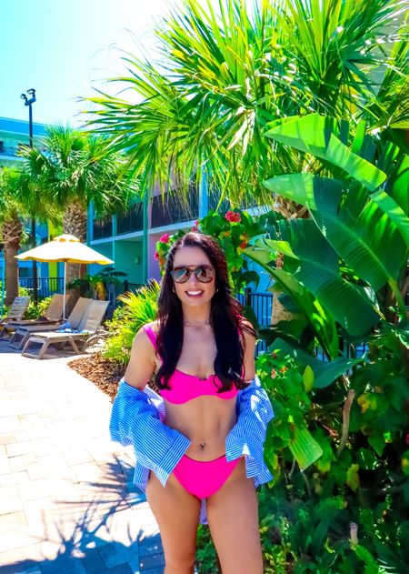 Under $35 amazon push-up swimsuit (medium, 10+ colors), Levi’s jeans (27, I sized up one), under $35 amazon pinstriped button up (small, 5+ colors), under $35 amazon rattan beach bag and under $15 amazon aviator sunglasses — a great look for a pool or beach day! #founditonamazon 



#LTKswim #LTKsalealert #LTKfindsunder50