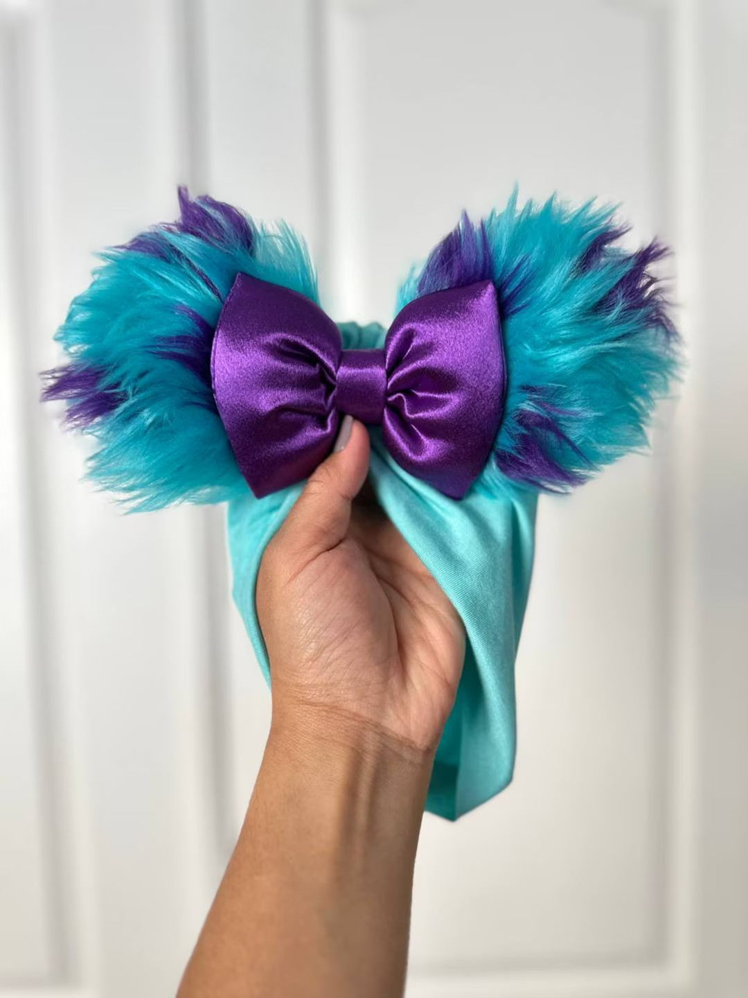 Sulley || Minnie Ears Headwrap || Minnie Ears Turban || Minnie Ears for Babies || Monsters, Inc -... | Etsy (US)