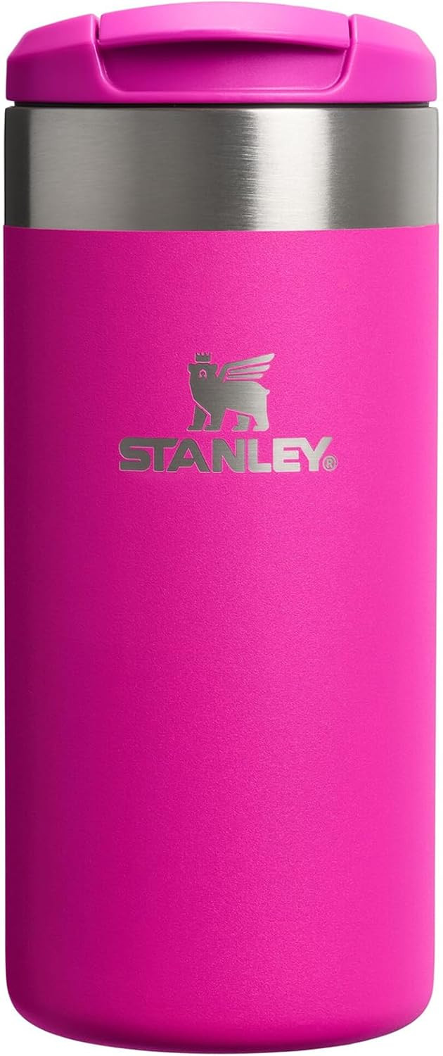 Stanley 1913 Aerolight Transit Thermobecher 0.35L - Hält 4 Stunden Heiß - Spülmaschinenfest - Kaffeebecher To Go Auslaufsicher - Kompatibel Mit Gängigen Pkw-Getränkehalterungen - Violet Blossom | Amazon (DE)