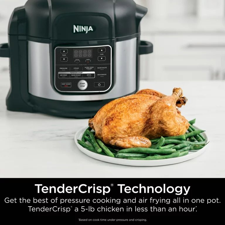 Ninja® Foodi® 10-in-1 6.5-Quart Pro Pressure Cooker Air Fryer Multicooker, Stainless, OS300 | Walmart (US)