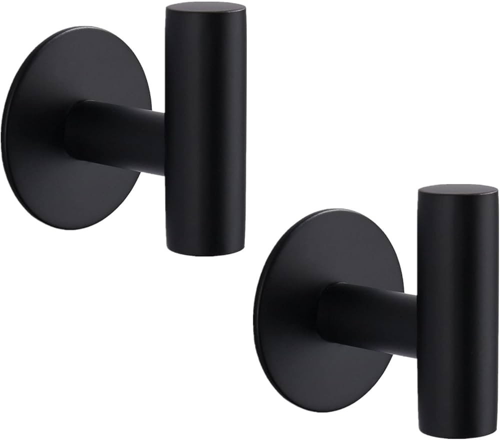 Adhesive Hooks Heavy Duty Wall Hooks Stainless Steel Waterproof Shower Hooks, Adhesive Holders Co... | Amazon (US)