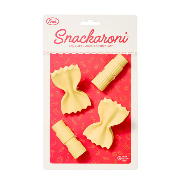 Fred Snackaroni Bag Clips Pkg/4 | The Container Store