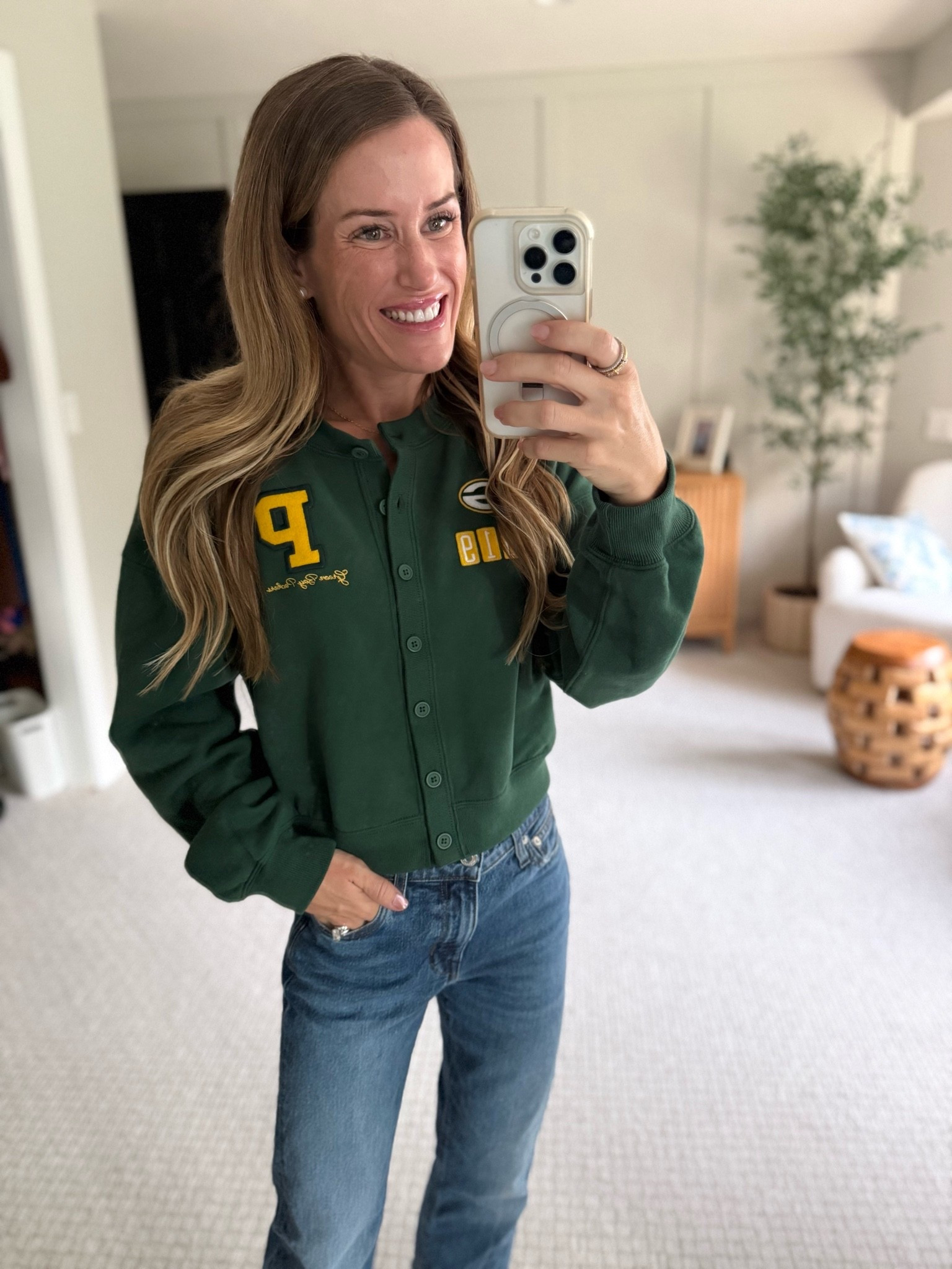 Green Bay packers sweater 
Abercrombie nfl gear 
Game day

#LTKmomlife #LTKPetite #LTKSaleAlert
