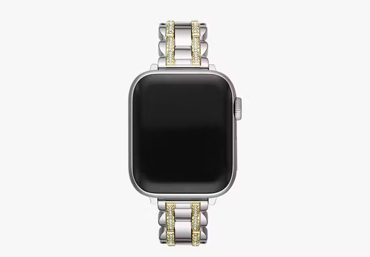 Two-tone Pavé Stainless Steel Bracelet 38/40mm Band For Apple Watch® | Kate Spade (US)