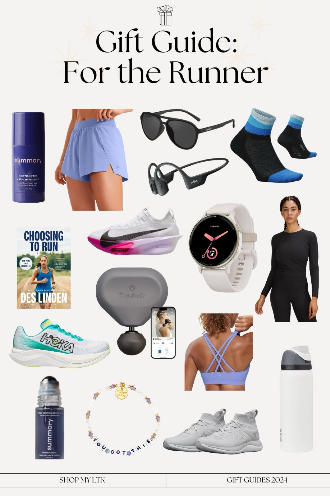 Gift guide for the runner 🎄 gift ideas for the girl who love running 🏃‍♀️ 

#LTKGiftGuide #LTKCyberWeek #LTKHoliday
