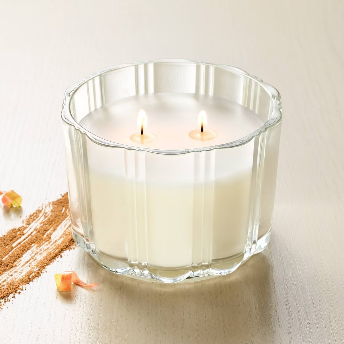 2 Wick Medium Glass with Lid Colored Jar Candle 12oz - Hearth & Hand™ with Magnolia | Target