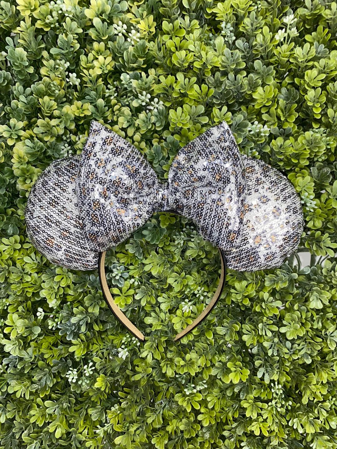 Sparkly Sequin Cheetah Print Ears Minnie Mouse Ears Disney - Etsy | Etsy (US)